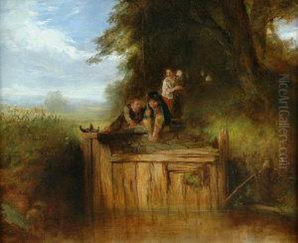 An Old Sluice, Near Livingston - view 1