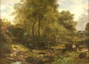 On The Water Of Leith by John Crawford Wintour