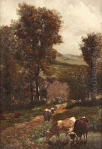 Les Vaches Dans Le Sous Bois by Wilhem, Guillaume Wintz