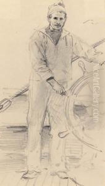 A Sailor At The Helm - view 1