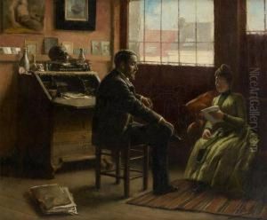 Couseuse Dans Un Interieur by Anna Marie Wirth