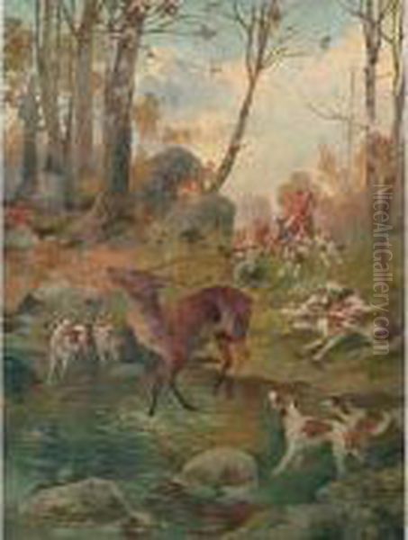 scene De Chasse A Courre - view 1