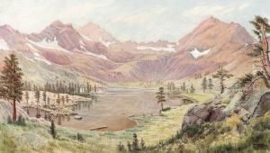 Dicks Peak And Jacks Peak From Half Moon Lake by Jack Wisby