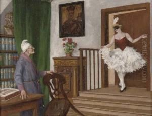 Showing Off The Costume by Josef Wischniowsky