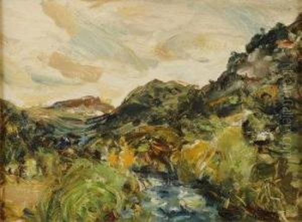 'highland River Landscape' - view 1