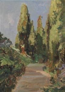 Parklandscape by Olga Wisinger-Florian