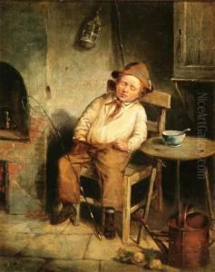 Young Boy Napping