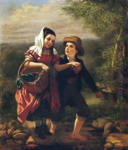 The Picnic by John George Brown