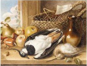 Still-life With A Dead Jay, Woodcock, Fruit And Vegetables And A Jug Still-life With A Dead Jay, Woodcock, Fruit And Vegetables And A Jug