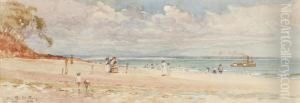 Beach Scene by Walter Withers