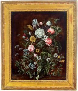 Un Mazzo Di Fiori Con Rose by Alida Withoos
