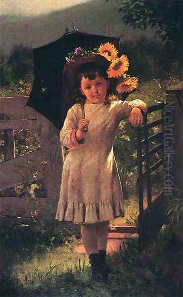 The Sunflower Girl - view 1
