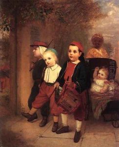 Young Recruits by John George Brown