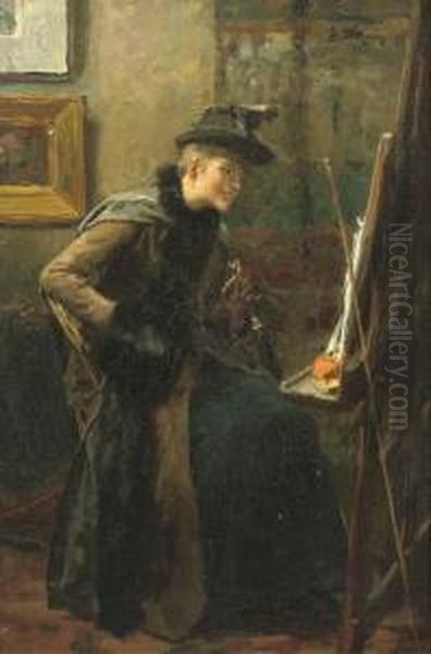 Girl In An Atelier - view 1