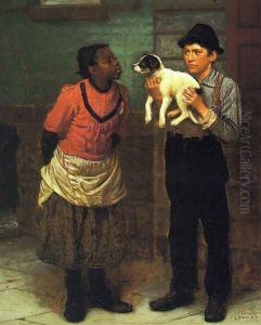 The New Puppy by John George Brown