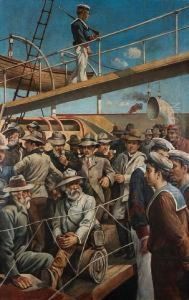 A Boer Prisoner Ship