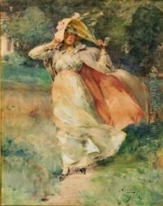 Witt A Blustery Day For A Walk by John Henry Witte