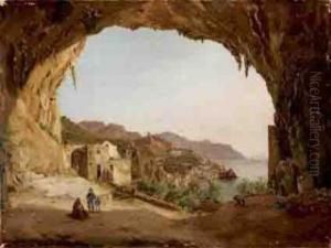 Amalfi Dalla Grotta Del Convento Dei Cappuccini