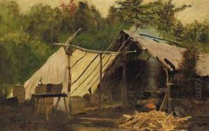 Camp in the Maine Wood, No. 3