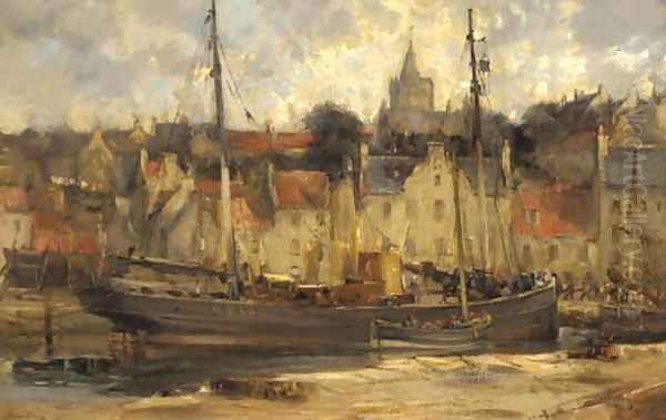 Dysart harbour, Fife - view 1