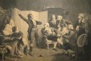 "rouget De Lisle Chantant La Marseillaise". by Charles Wittmann