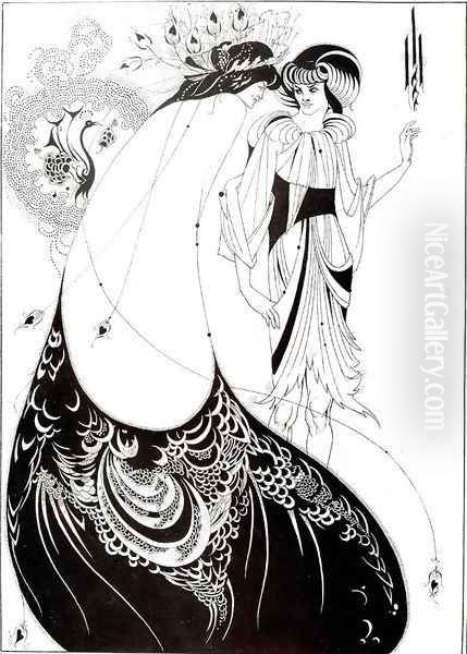 The Peacock Skirt, illustration for the English edition of `Salome' by Oscar Wilde (1854-1900) 1893 - view 1