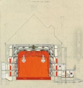 Projekt Fur Die Umgestaltungdes Theaters An Der Wien