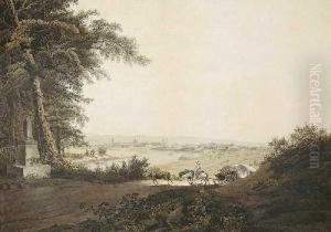 Vue De Dresde Du Cote Del'orient Sur Le Chemin De Budisin