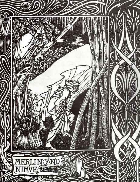 Merlin and Nimue - view 1