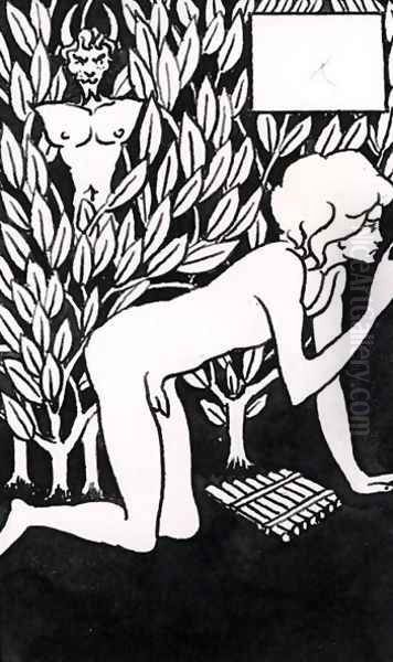 Chapter heading for 'Le Morte d'Arthur', 1893 (8) - view 1
