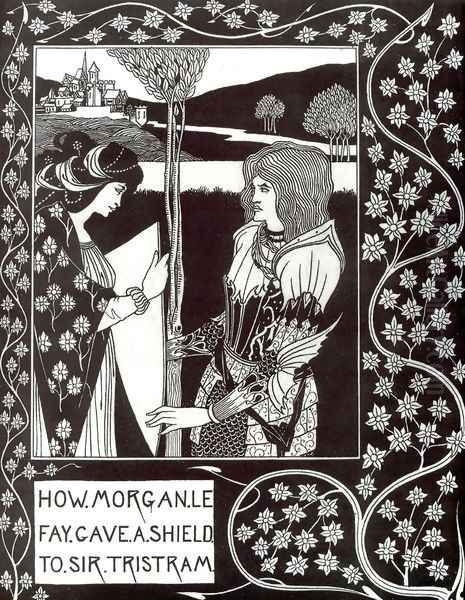 How Morgan Le Fay Gave a Shield to Sir Tristram - view 1
