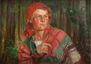W Lesie by Wincenty Wodzinowski