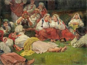Rest by Wincenty Wodzinowski
