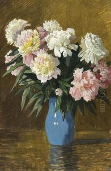 Peonies In A Vase - view 1