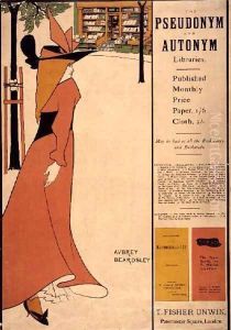 Publicity poster for 'The Yellow Book', 1894-97 by Aubrey Vincent Beardsley