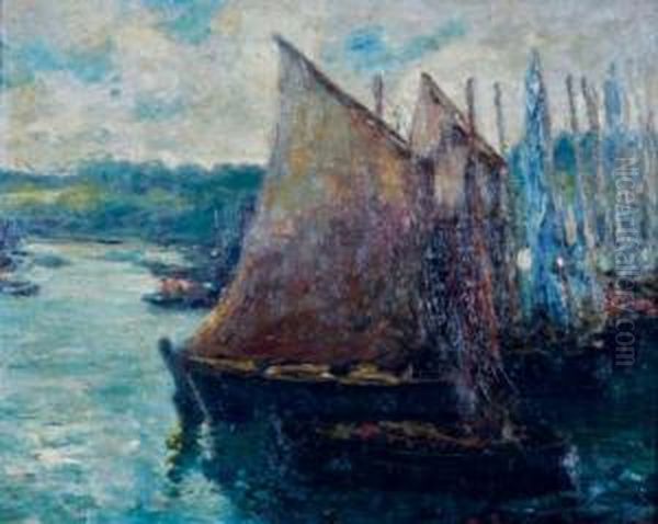 Boats Docked In The Harbor - view 1