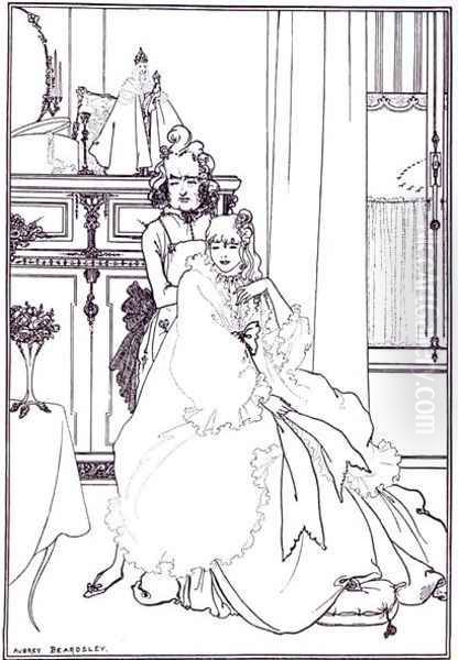 The Coiffing, from the poem 'The Ballad of a Barber', in 'The Savoy', 1896 - view 1