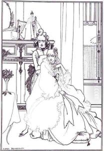The Coiffing, from the poem 'The Ballad of a Barber', in 'The Savoy', 1896