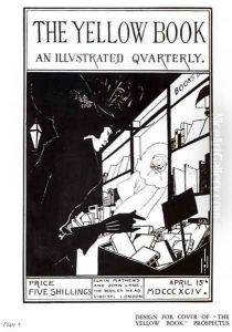 Front cover of the prospectus for 'The Yellow Book', 1894