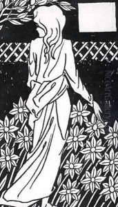 Chapter heading for 'Le Morte d'Arthur', 1893 (6)