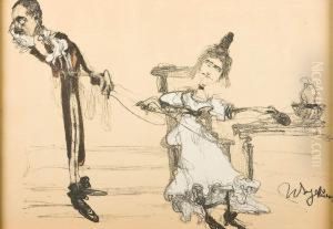 Mrozowska I Milewski (klara I Albin) Z Tekimelpomeny by Witold Wojtkiewicz