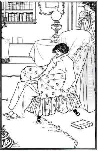 Frontispiece to 'An Evil Motherhood' by Aubrey Vincent Beardsley