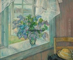 Syrener I Vinduet by Oluf Wold-Torne