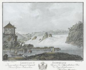 Hanc Rheni Cataractam In Pago Scaphusiano by Caspar Wolf