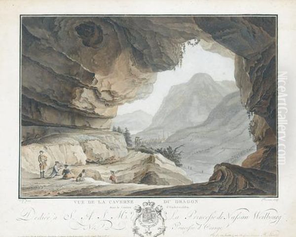 Vue De La Caverne Du Dragon/dans Le Canton D'unterwalden - view 1