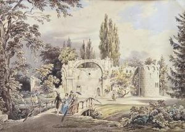 Views In A Continental Pleasure Garden - view 1