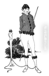 Self Portrait Tied to a Herm