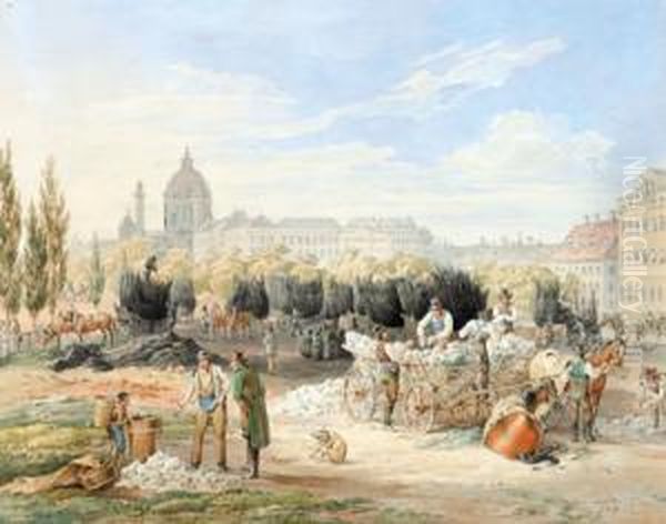 Der Kalkmarkt In Wien - view 1