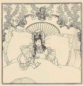 The Billet-Doux by Aubrey Vincent Beardsley