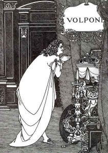 Volpone Adoring his Treasures